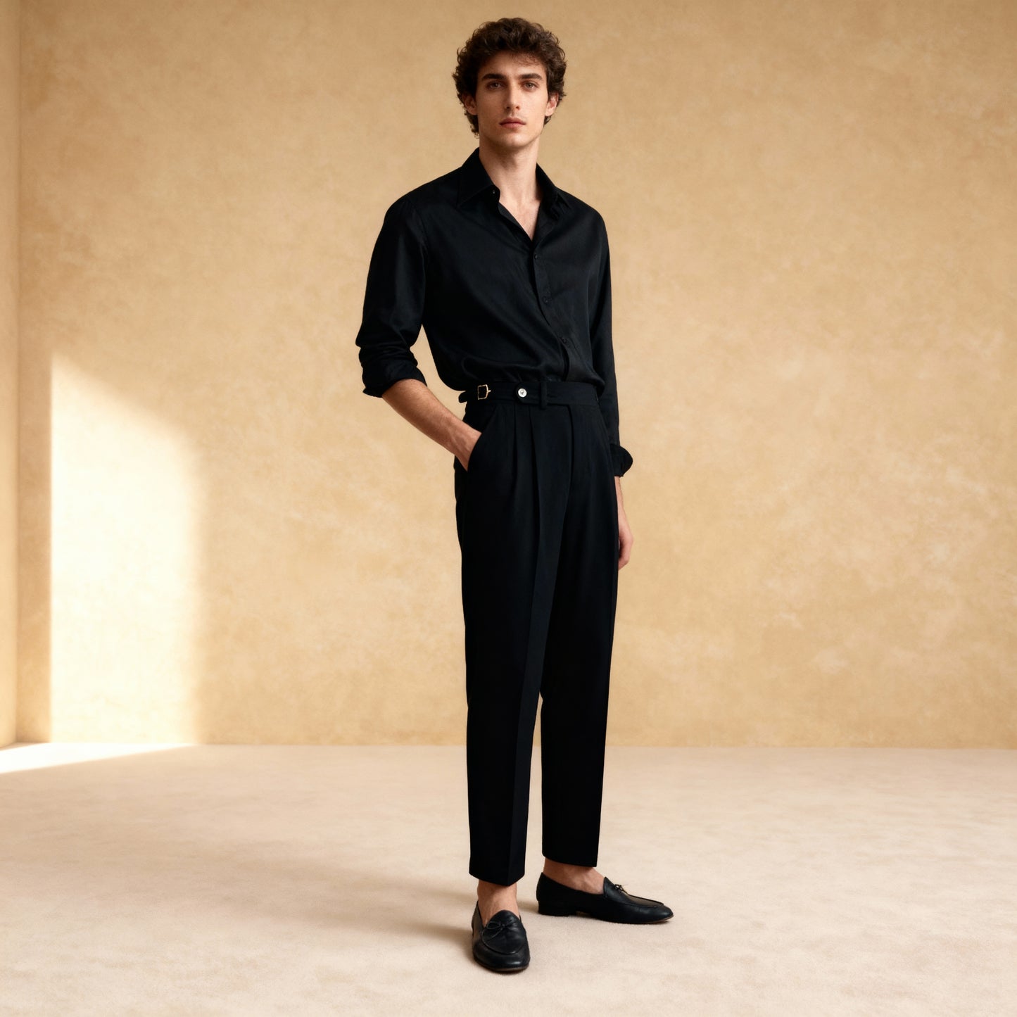 Naples High Waist Pants Japanese