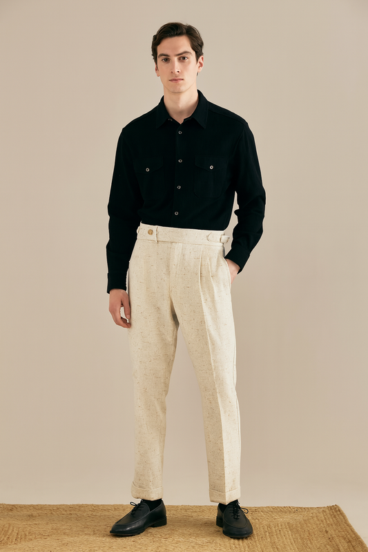 Imitation Linen Naples Pants For Men