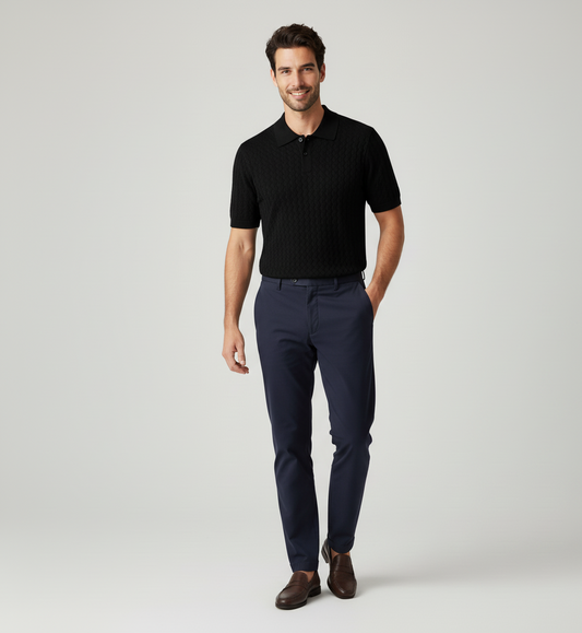 Mulberry Silk Breathable Knit POLO
