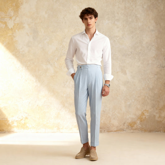 Thin Italian Straight Casual Trousers