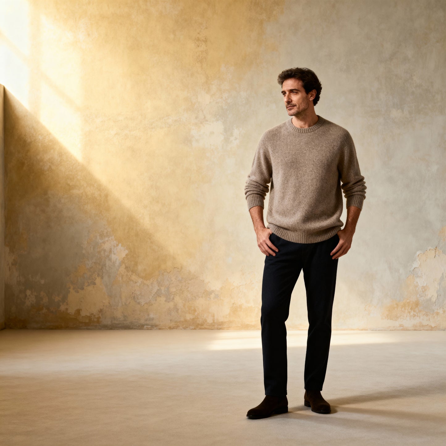 Merino Wool Sweater V-Neck