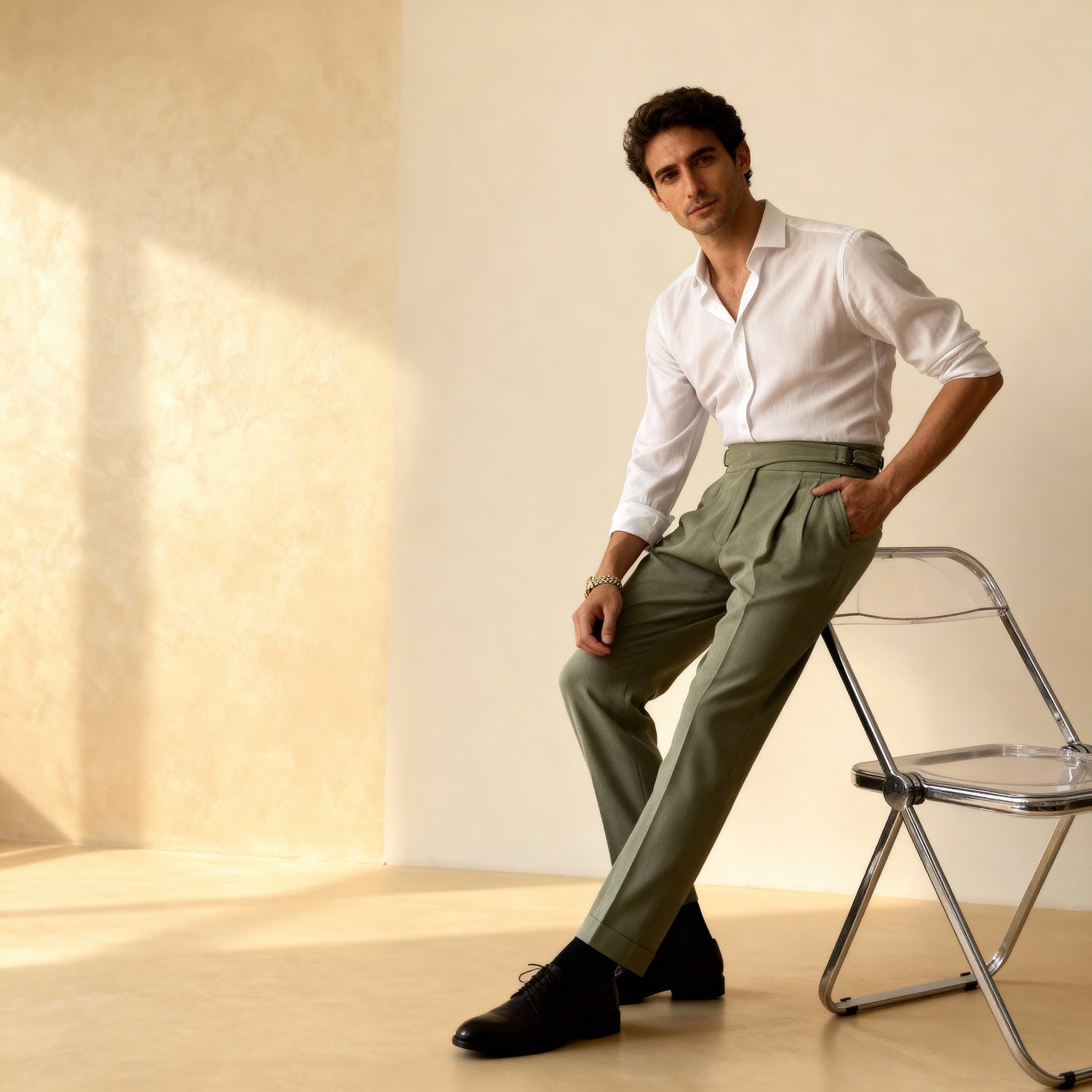 British Casual Naples Straight Trousers