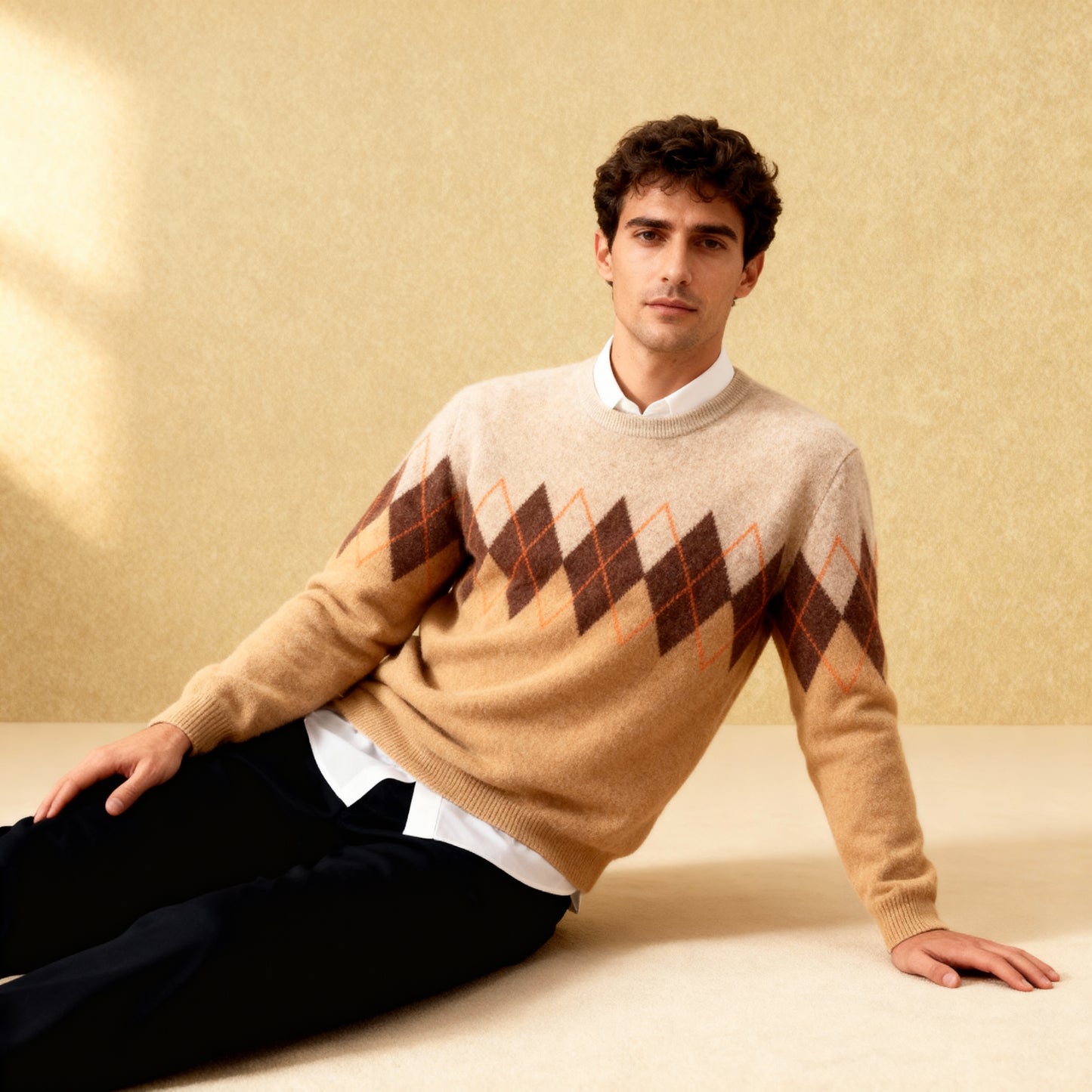 100% Pure Wool round Neck Pullover