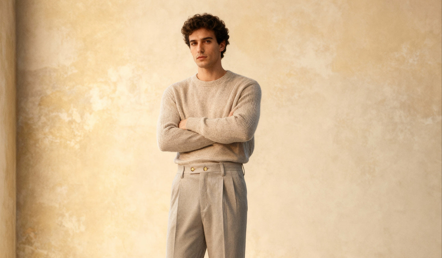 Business Straight Slim  Trousers