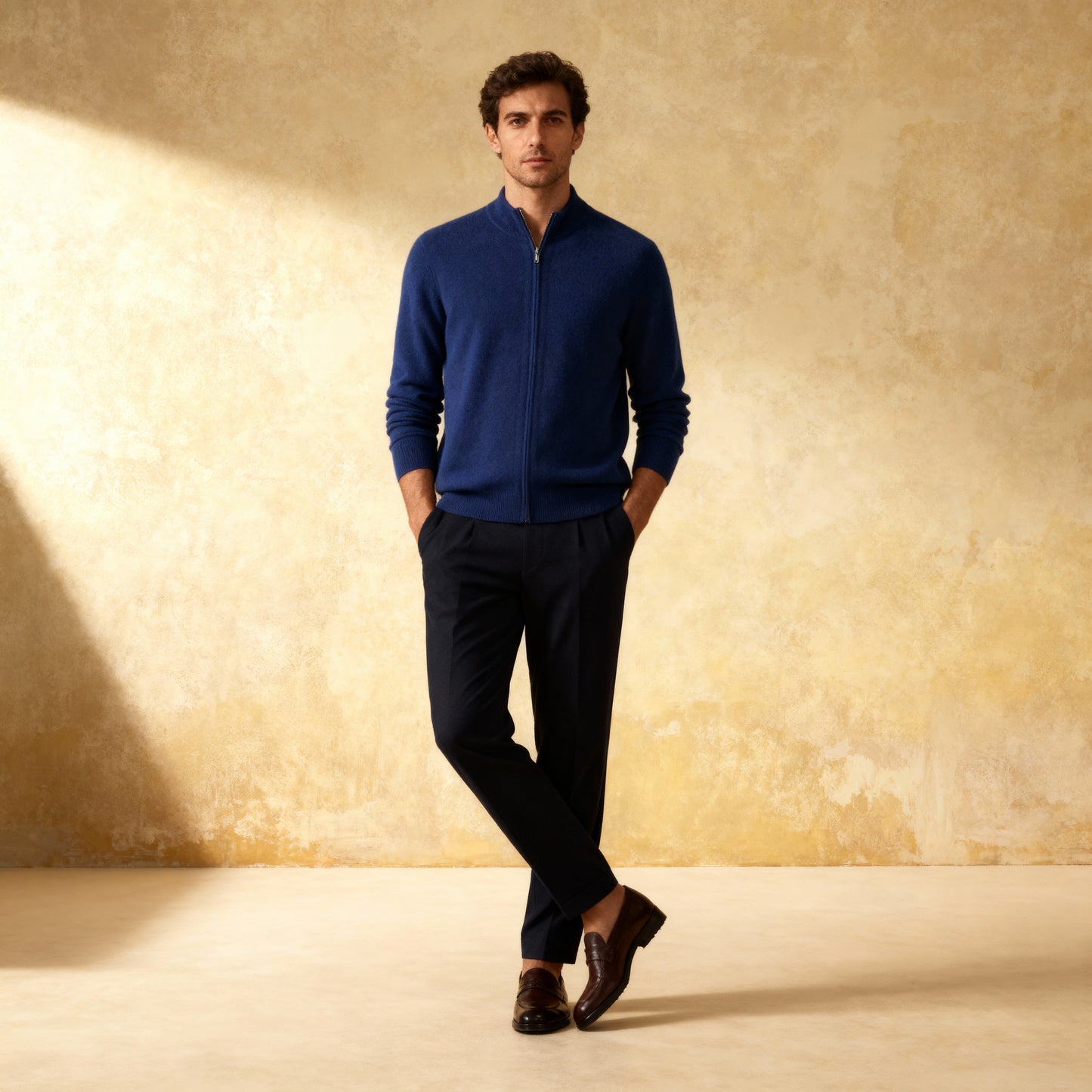 Double Sided Thick Sweater 100% Merino  Cardigan