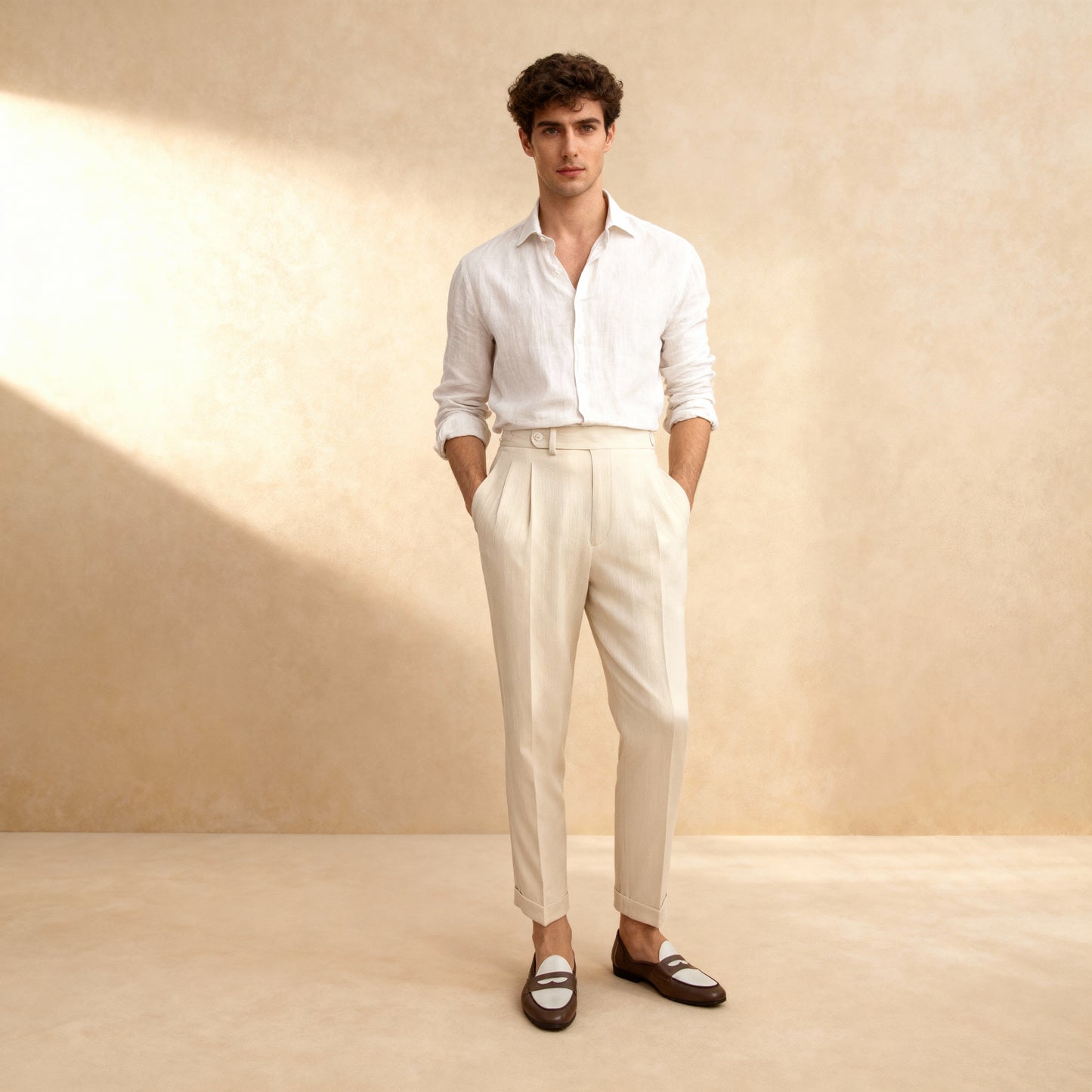 Naples High Waist Pants Japanese