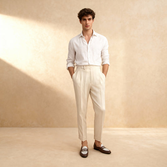 Naples High Waist Pants Japanese