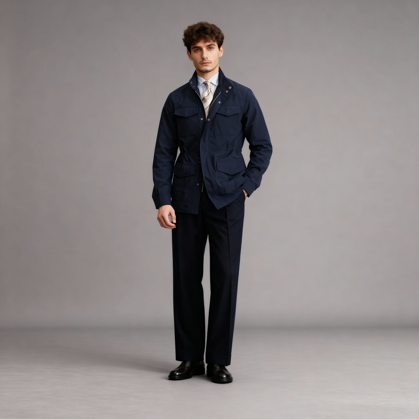 British Jacket Men'S Retro Hunting Wear Waterproof Jacket