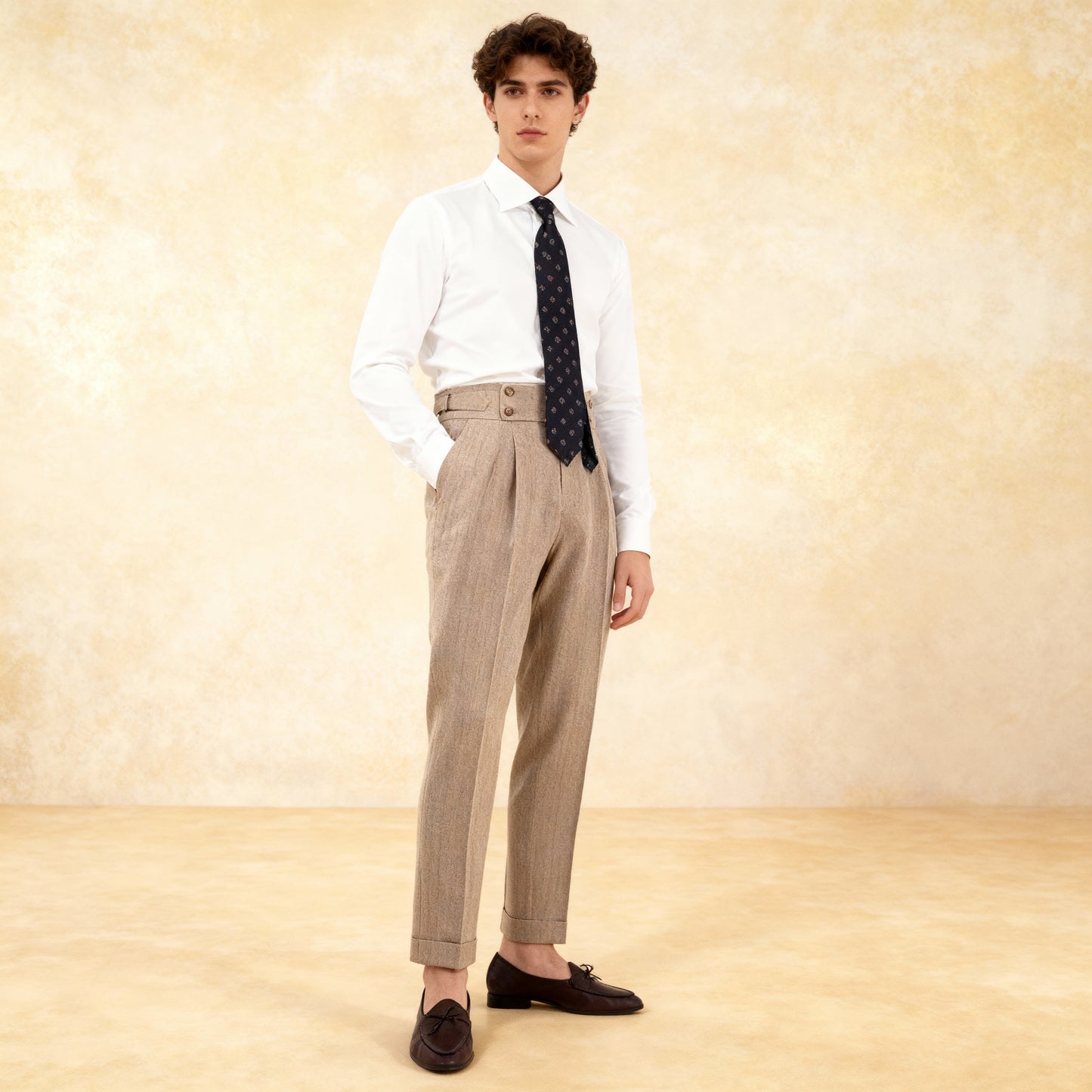 Drapey Straight Leg Retro Fit Pants